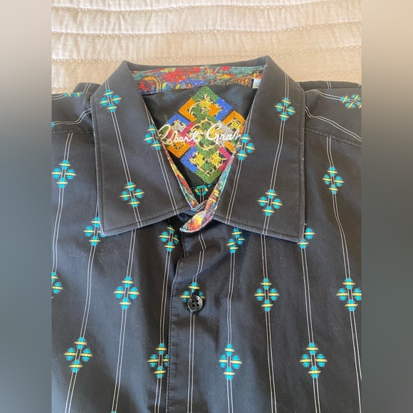 Men’s Robert Graham Button Down Dress Shirt Classic Fit Size 2XL - Picture 6 of 9